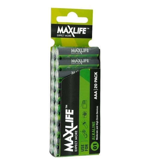 Maxlife AAA Battery 20Pack